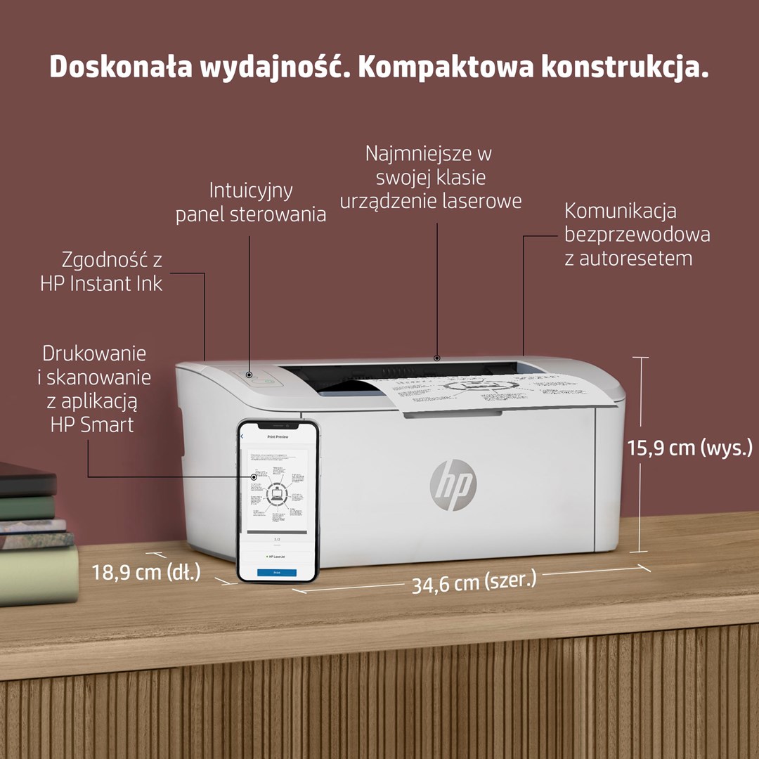 Printer HP LaserJet M110w, Laser, i bardhë