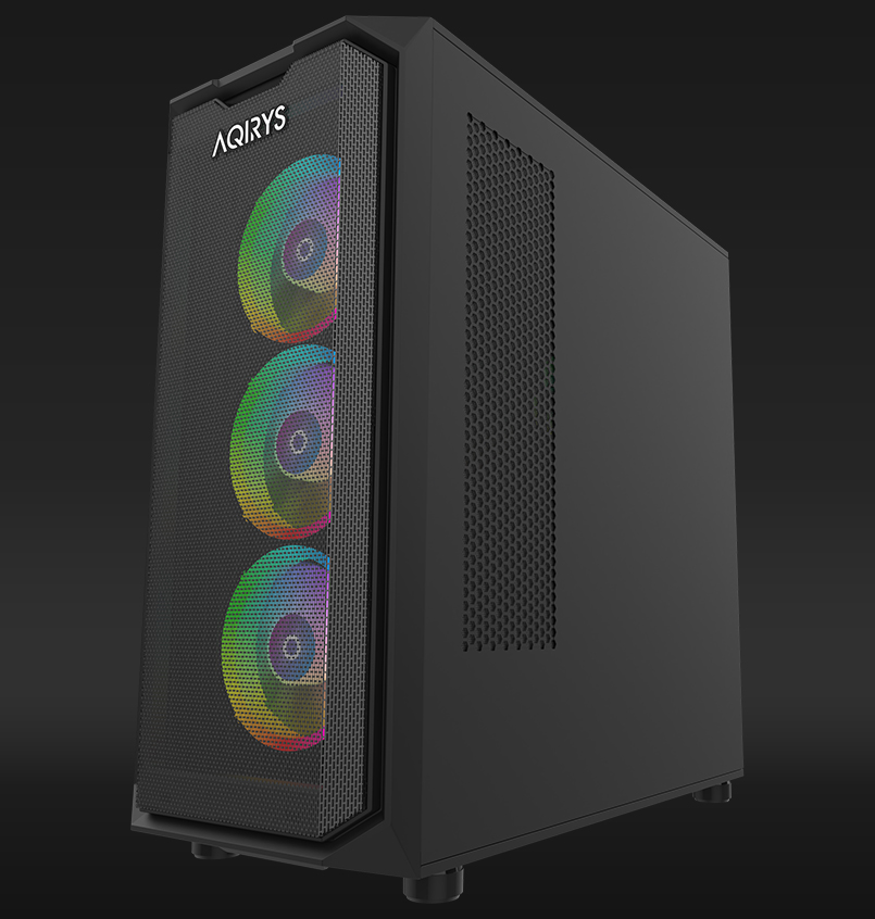 Kuti kompjuterike gaming WEZEN Pro, ATX, 4x 120mm RGB, e zezë
