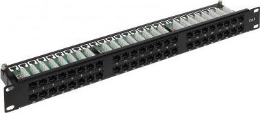 Patch panel Delta PP-48/RJ/6C, 48 porta RJ-45, Cat.6, i zi