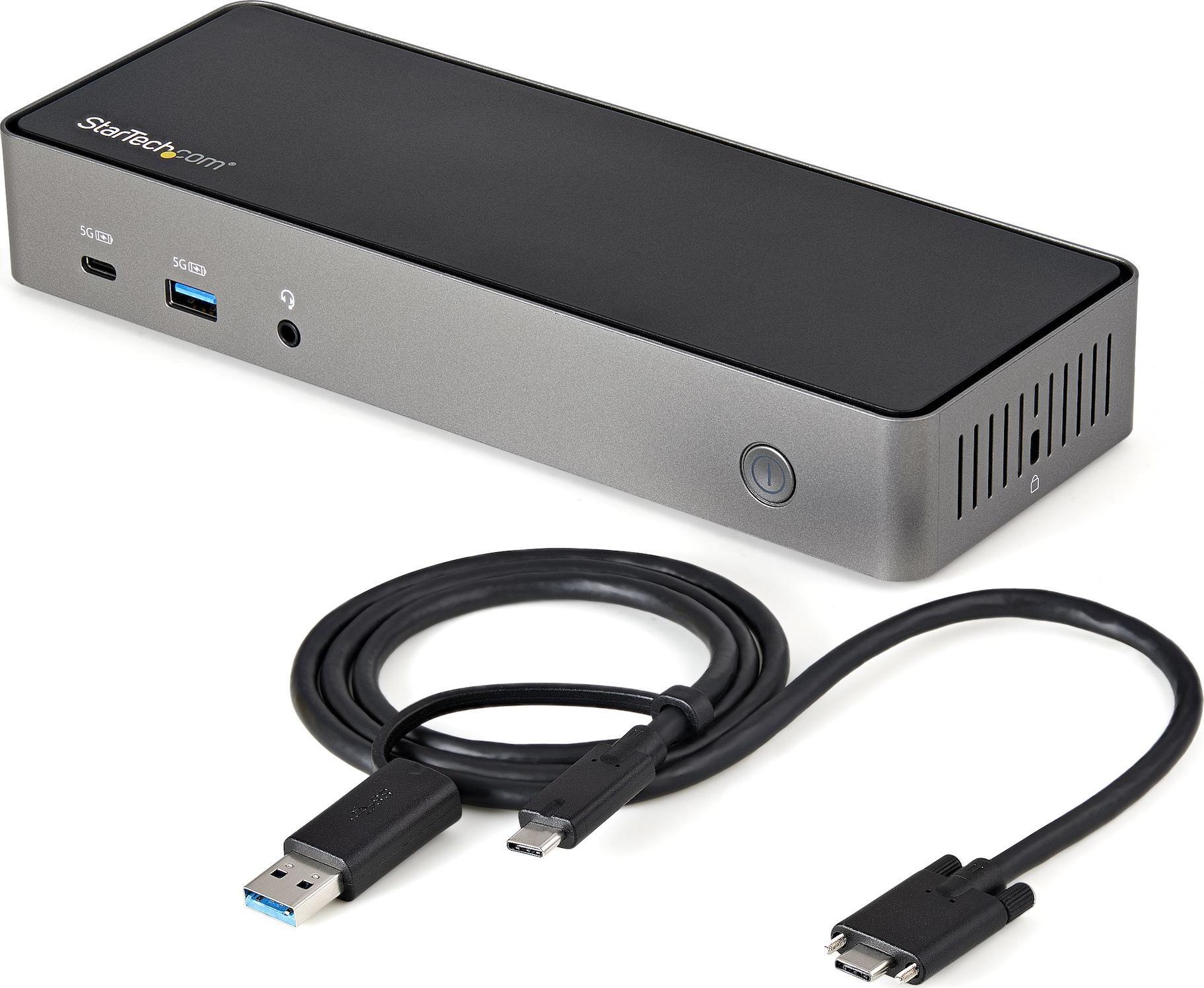Dok stacioni StarTech.com USB-C USB-A Hybrid, triple monitor, 4K 60Hz, 85W, i zi
