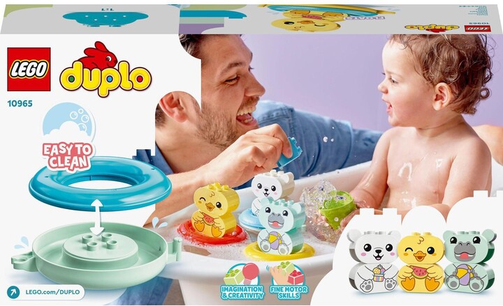 Играчка LEGO® DUPLO® 10965 Bath Fun: Floating Animal Train