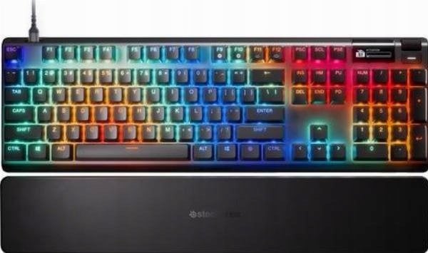Tastierë gaming SteelSeries Apex Pro Gen 3, OmniPoint 3.0, layout US, e zezë