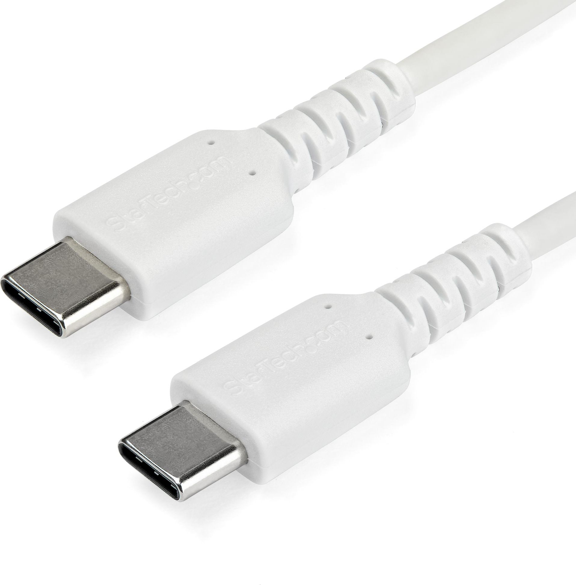 Kabllo karikimi StarTech USB C në USB C, 2m, 60W, e bardhë