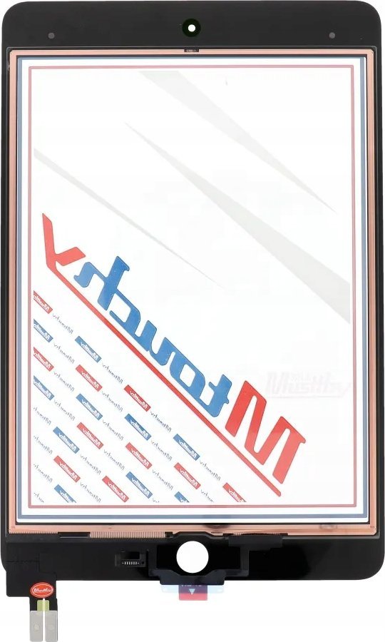 Touchscreen MUSTTBY për iPad Mini 5, me OCA, i zi