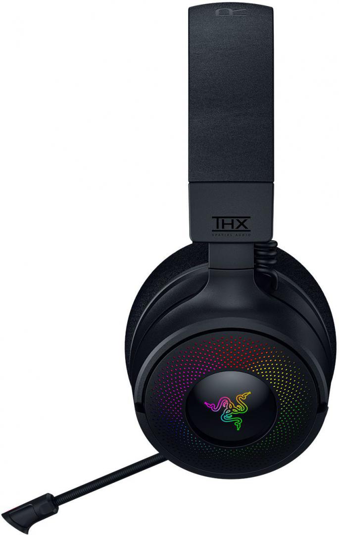 Kufje gaming Razer Kraken V4, 3 mënyra lidhjeje, mikrofon Hyper Clear, të zeza