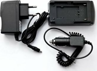 Karikues baterie Extra Digital për Samsung BP70A BP125A Panasonic VW-VBK180 VW-VBK360 BCH7, 220V 12V, i zi