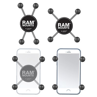 Mbajtëse telefoni Ram Mounts Universal X Grip RAM HOL UN7BU, me sferë 1", e zezë