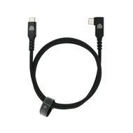 Dviced Angled Braided Cable USB-C To USB-C, 1,25m, Black