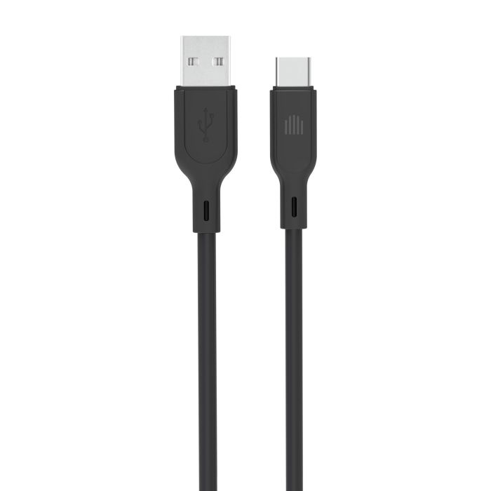 Dviced Cable USB-A To USB-C Silicone 1,25M, Black