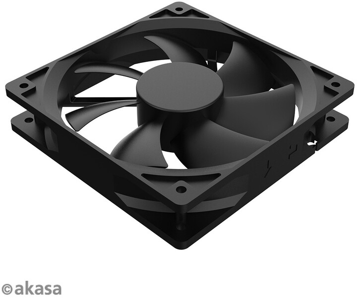 Ventilatorë Akasa Smart,120mm, 3 copë, të zi
