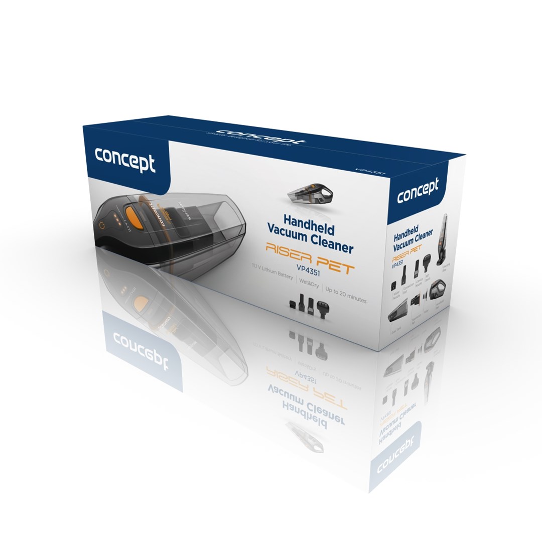 Fshesë dore Concept Solution VP4351, Wet & Dry, pa kabllo, gri