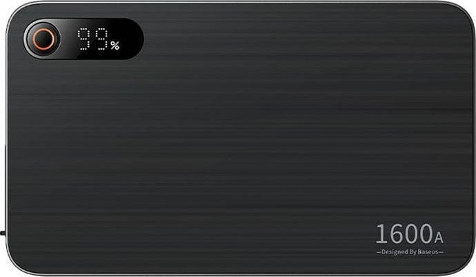 Powerbank me starter veture Baseus Super Energy PRO, 16000mAh, dalje USB A dhe USB C, i zi