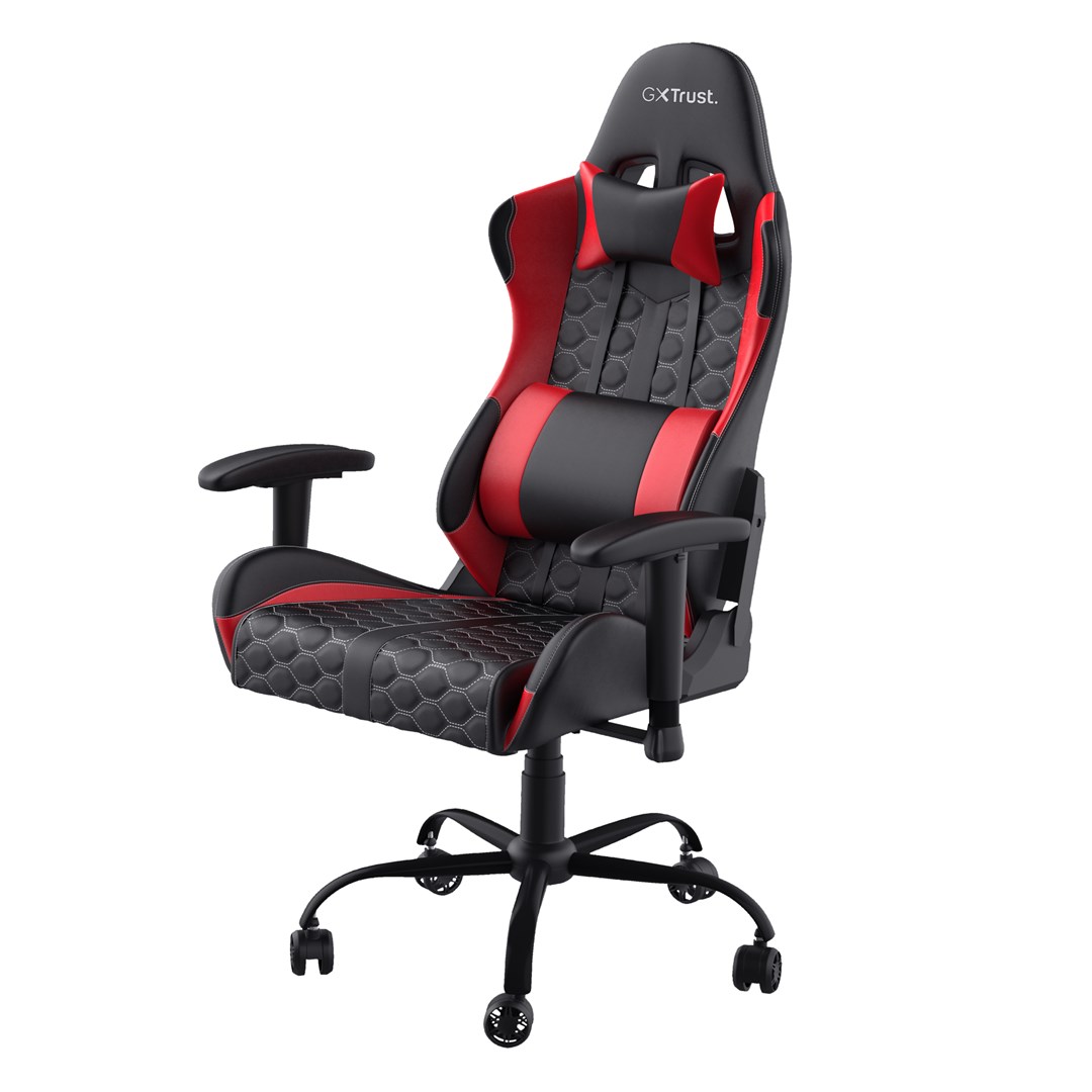 Karrige lojërash TRUST GXT 708R Resto, e kuqe/e zezë