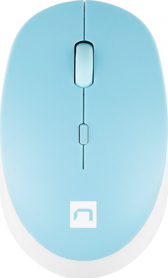 Maus Natec Harrier, wireless, Bluetooth, i bardhë dhe i kaltërt