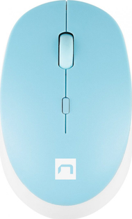 Maus Natec Harrier, wireless, Bluetooth, i bardhë dhe i kaltërt