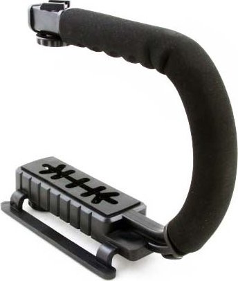 Mbajtës stabilizues për kamera Xrec X-grip, ergonomik, kompatibil me GoPro Hero 7, i zi