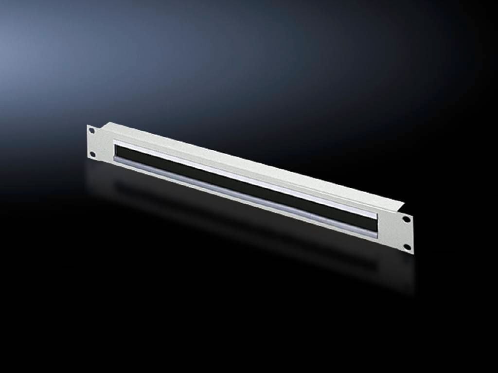 Panel futës kabllosh Rittal DK 7140.535, me brushë, për rack 19"