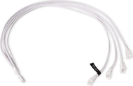 Kabllo ndarëse PWM Alphacool Y Splitter, 4 pin në 4x 4 pin, 60 cm, e bardhë