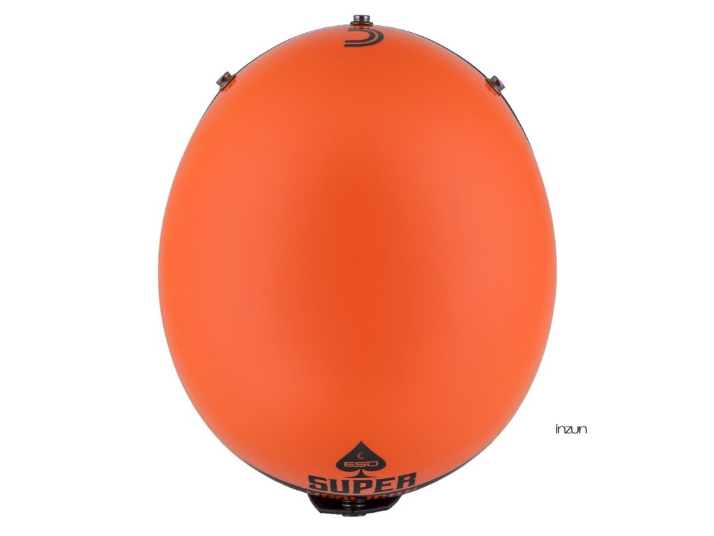 Helmetë moto CASSIDA ESO Super Hooligan, ECE 22.06, open face, e zezë portokalli perlë