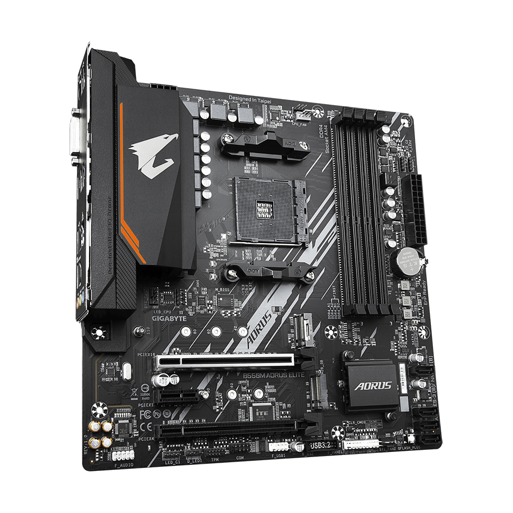 Pllake Ame Gigabyte B550M AORUS ELITE (rev. 1.3) – AMD B550, DDR4, Micro-ATX