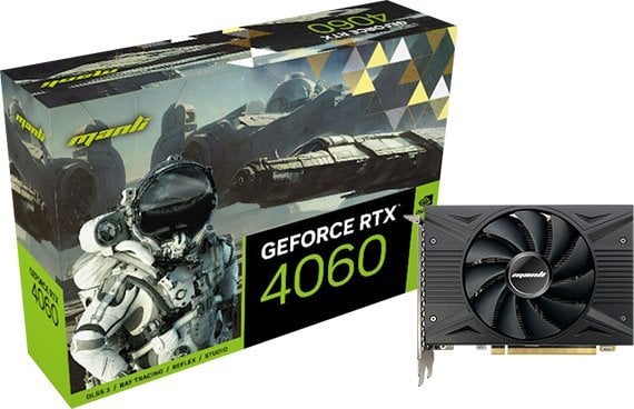 Kartelë grafike Manli GeForce RTX 4060 8GB GDDR6