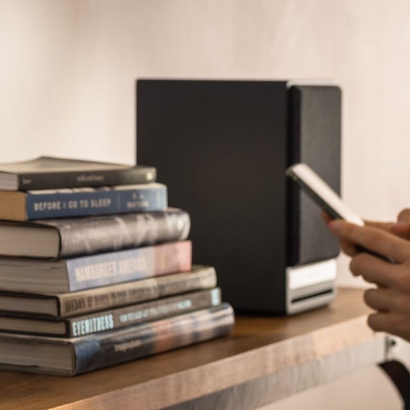 Bokse aktive AudioEngine HD4 BT, Bluetooth 5.0 aptX HD, USB, satin e zezë