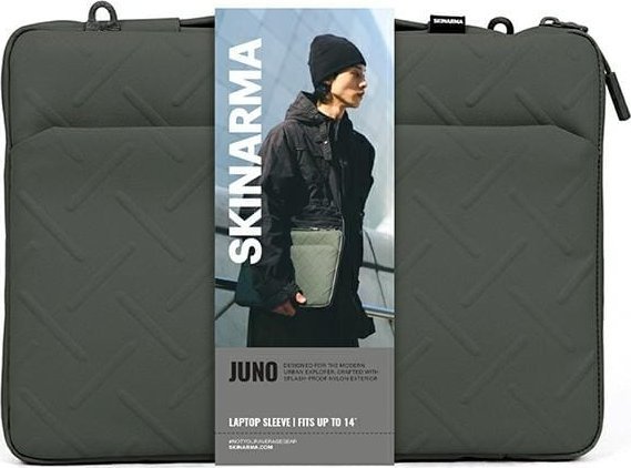 Çantë laptopi Skinarma Juno, 14", rezistente ndaj ujit, ngjyrë ulliri