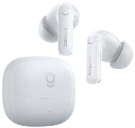 Kufje in ear Baseus Bass BP1 Pro, Bluetooth 6.0, True Wireless, të bardha