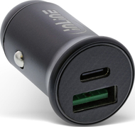 Karikues makinë InLine USB, USB A dhe USB Type C, i zi
