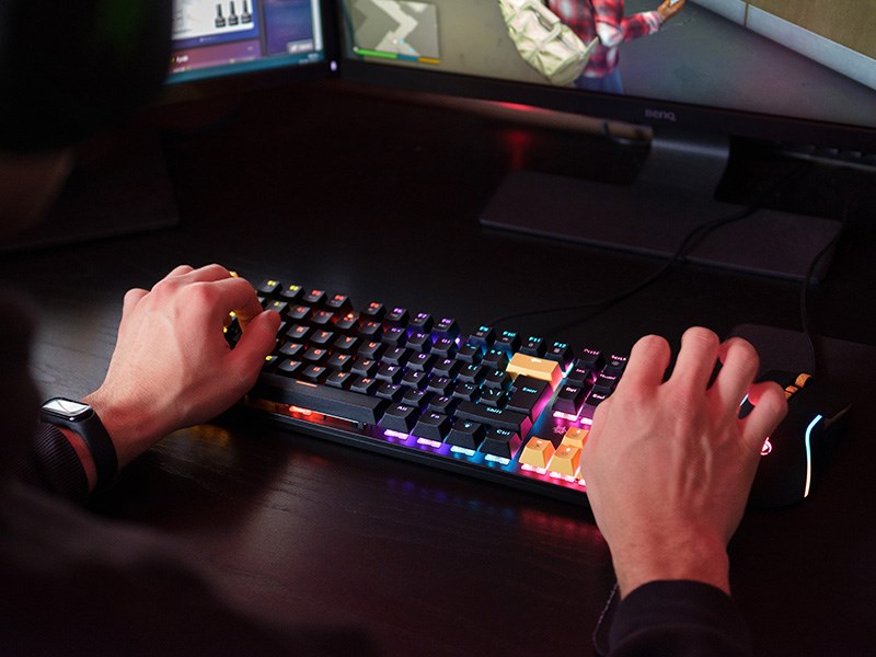Set tastierë dhe mi Tracer Gamezone HORNET87, mekanike, 7200 DPI, me kabllo USB