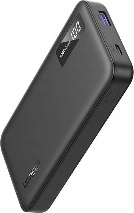 Power bank UGREEN 25742, 10000mAh, karikim i shpejtë dy drejtimsh, i zi