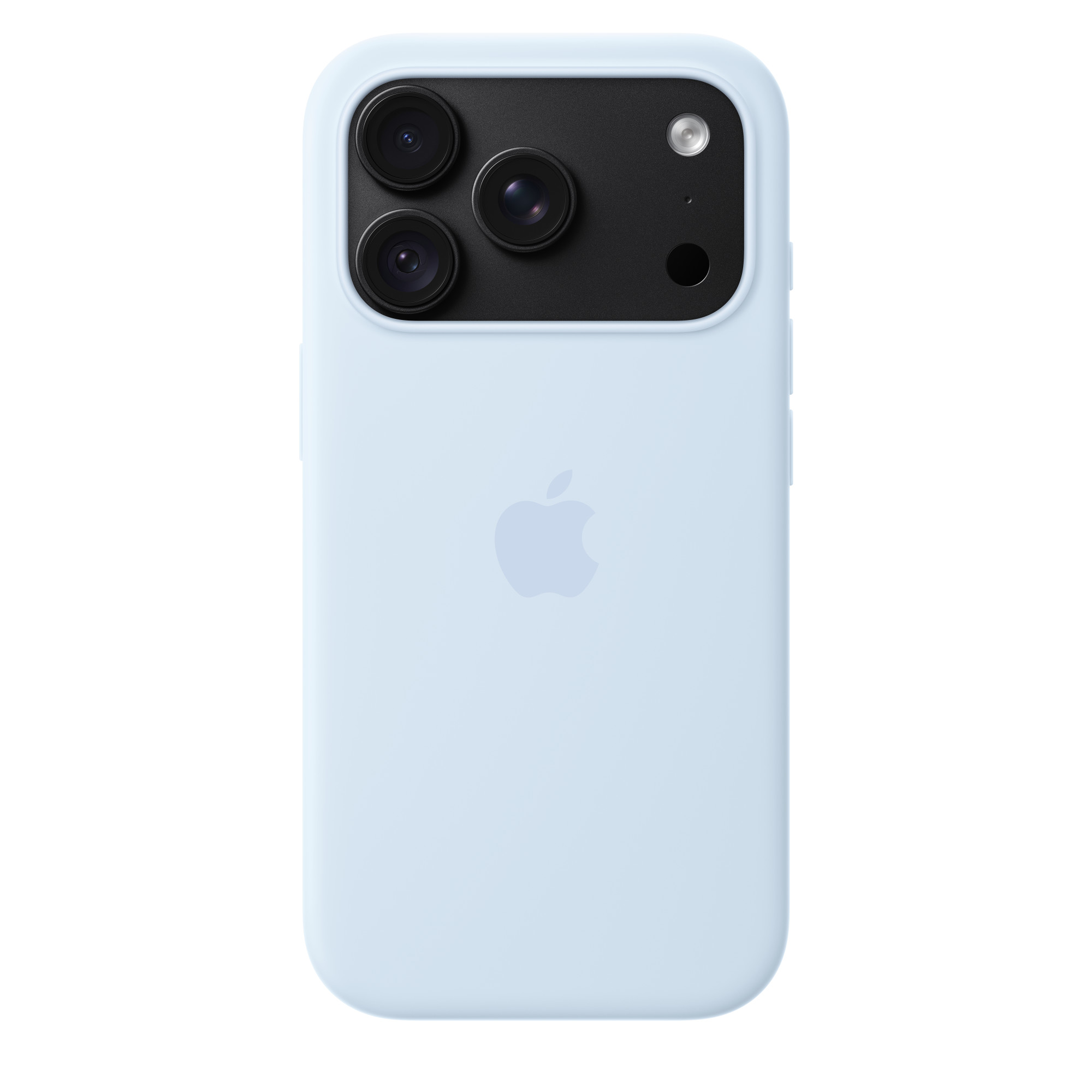 Apple iPhone 18 Pro Silicone Case with MagSafe, Crisp Blue