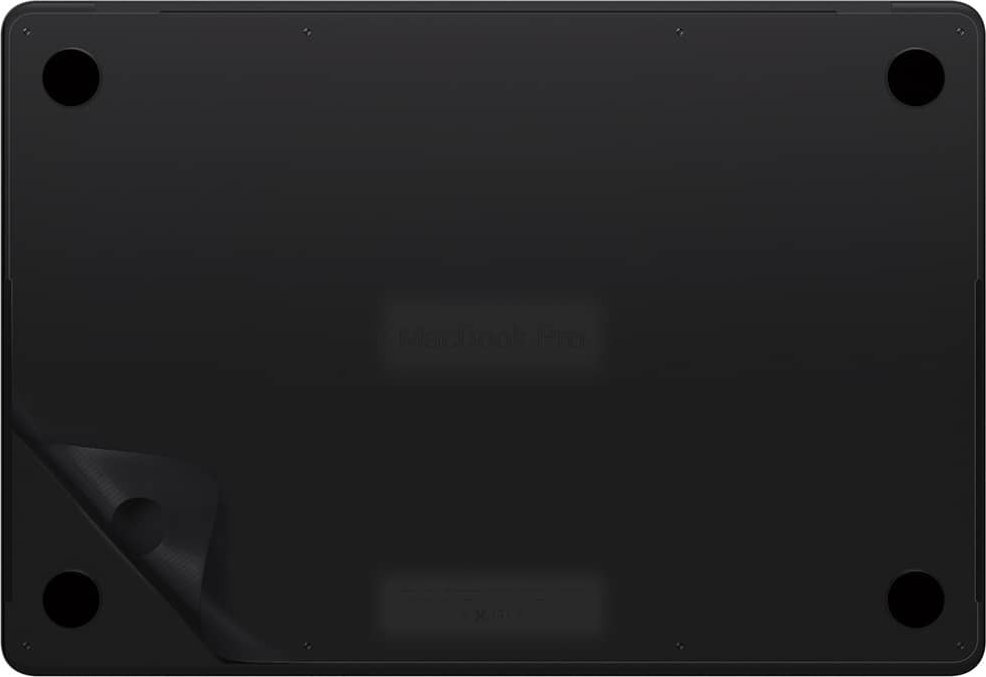 Set mbrojtës JCPAL MacGuard për MacBook Pro 14", Two in One Skin, Space Black