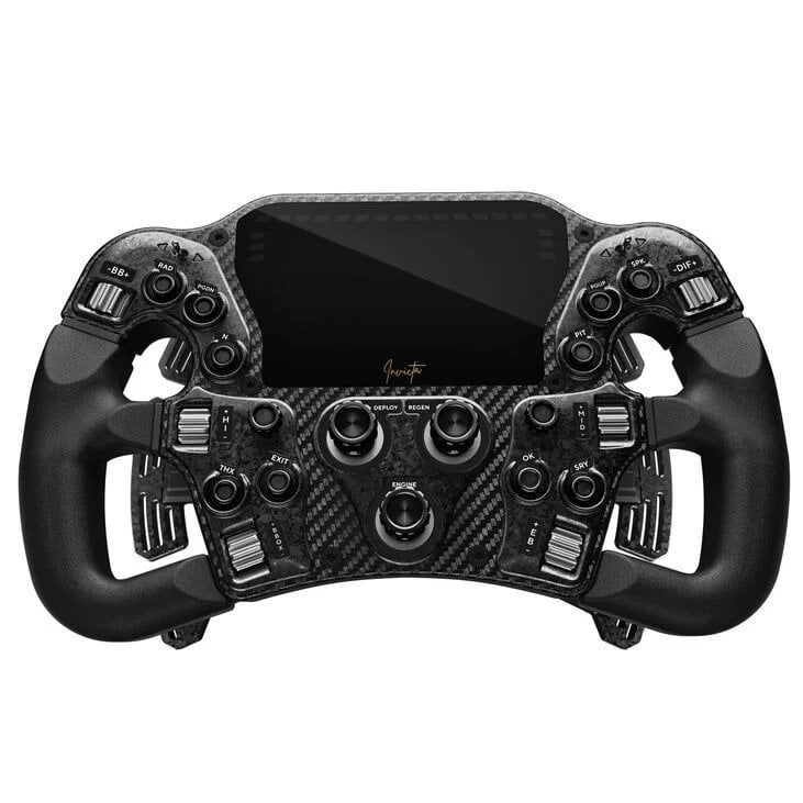 Тронка за трки Asetek SimSports Invicta Formula, екран 4.3" LCD, USB C, црна