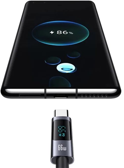 Kabllo USB Usams Sufeng Series US-SJ673, USB C në USB A, 66W 6A, 1.2m, ngjyrë tarnish