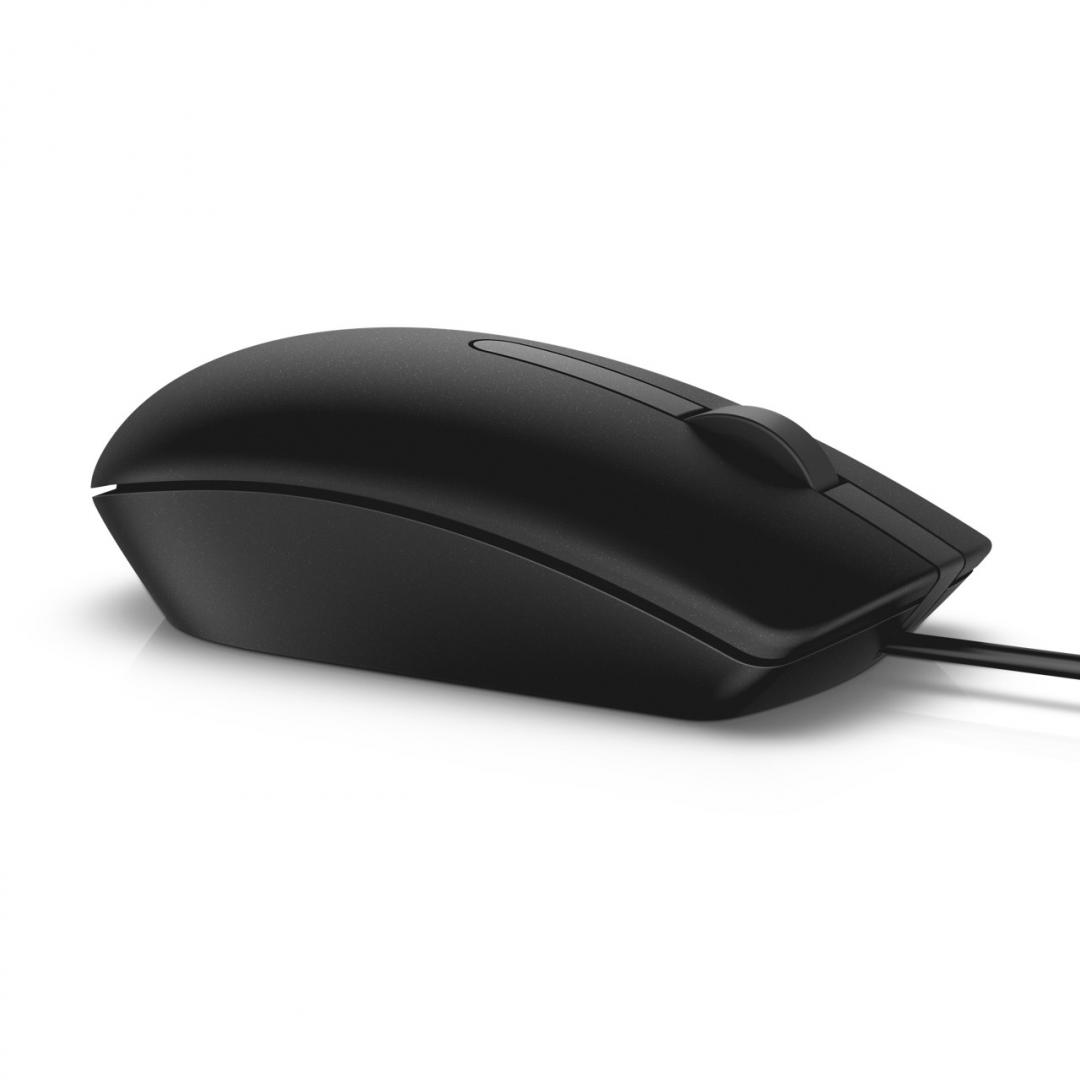 Maus Dell MS116, me kabllo USB, optik, i zi