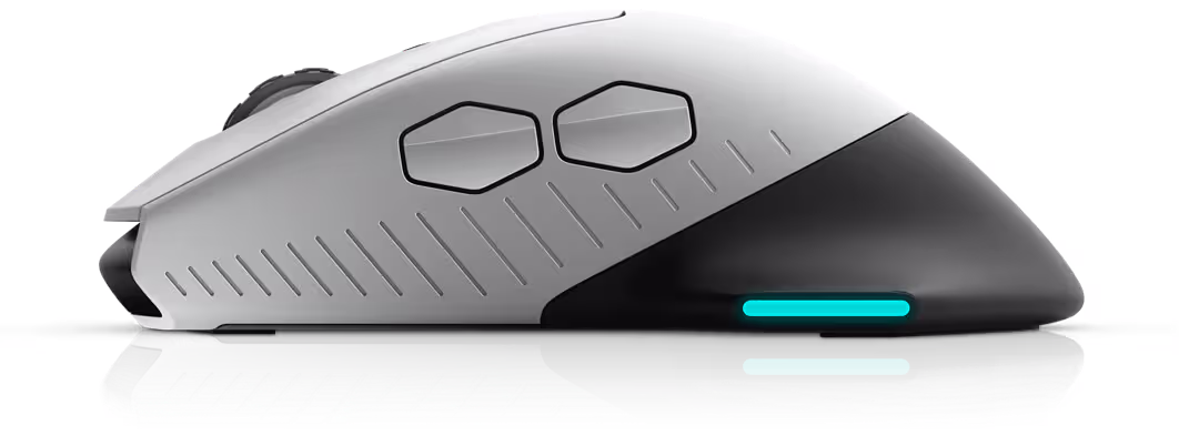 Maus Dell Alienware AW610M, i bardhë