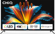 Телевизор QLED CHiQ U55QM8E, 55\", 4K UHD, Паметен ТВ, црн