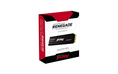 SSD i brendshëm Kingston Fury Renegade SFYRSK/1000G, 1TB, PCIe 4.0 NVMe M.2, me heat sink, i përshtatshëm për PS5