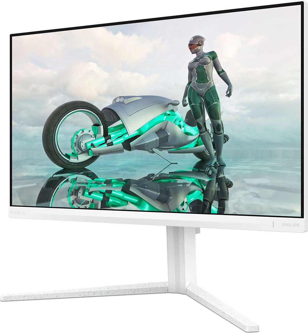 Monitor Philips Evnia 24M2N3201A, 23.8", Full HD 180Hz, i bardhë