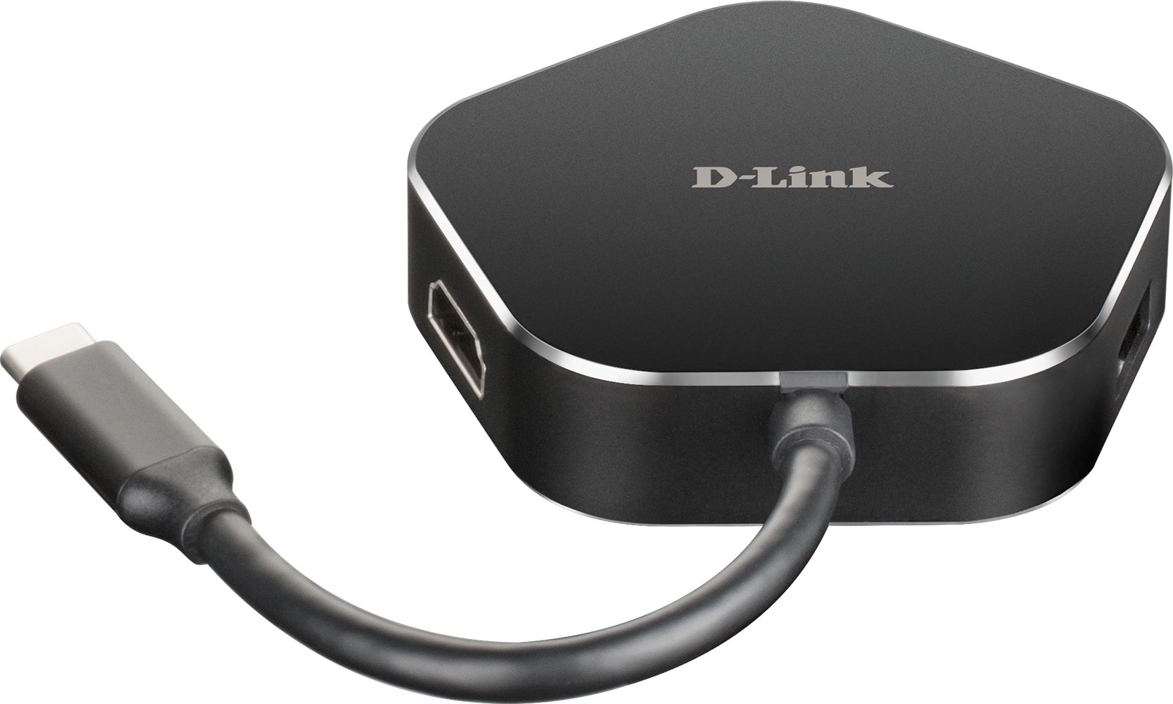 Docking station USB C D Link DUB M420, 4 ne 1, HDMI 4K, Power Delivery 60W, gri