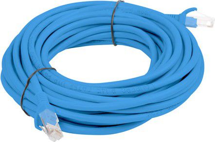 Kabllo rrjeti Lanberg, RJ-45/RJ-45, cat.5e, 15m, e kaltër