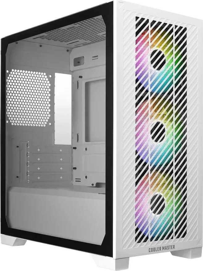 Kullë kompjuterike Cooler Master Elite 301, mini tower, ARGB, e bardhë