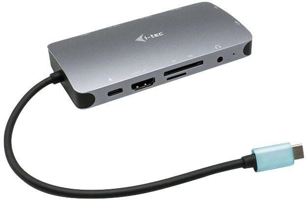 Stacion docking i-tec, USB-C Metal Nano Dock, HDMI, VGA, LAN, PD, 100W