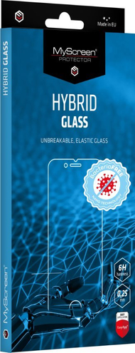 Mbrojtës ekrani MyScreen DIAMOND HybridGLASS BacteriaFREE, për tablet 10", transparent