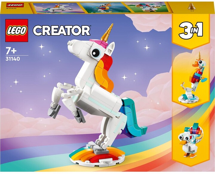 Set LEGO® Creator 31140 Magical Unicorn, 145 pjesë