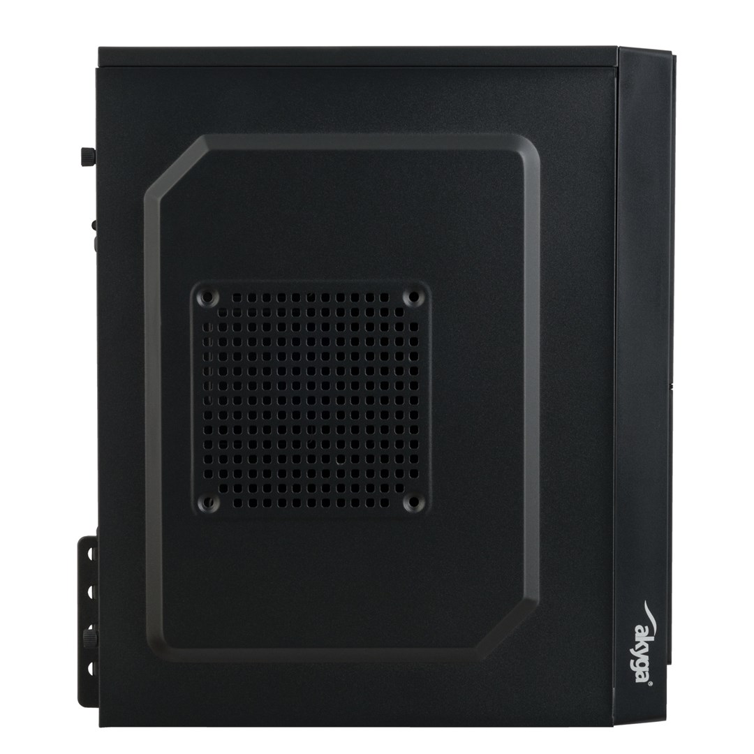 Kuti kompjuteri Akyga AK35BK Micro Tower, Micro ATX, USB 2.0, e zezë