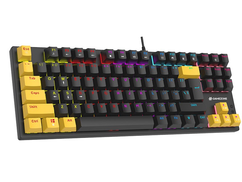Set tastierë dhe mi Tracer Gamezone HORNET87, mekanike, 7200 DPI, me kabllo USB