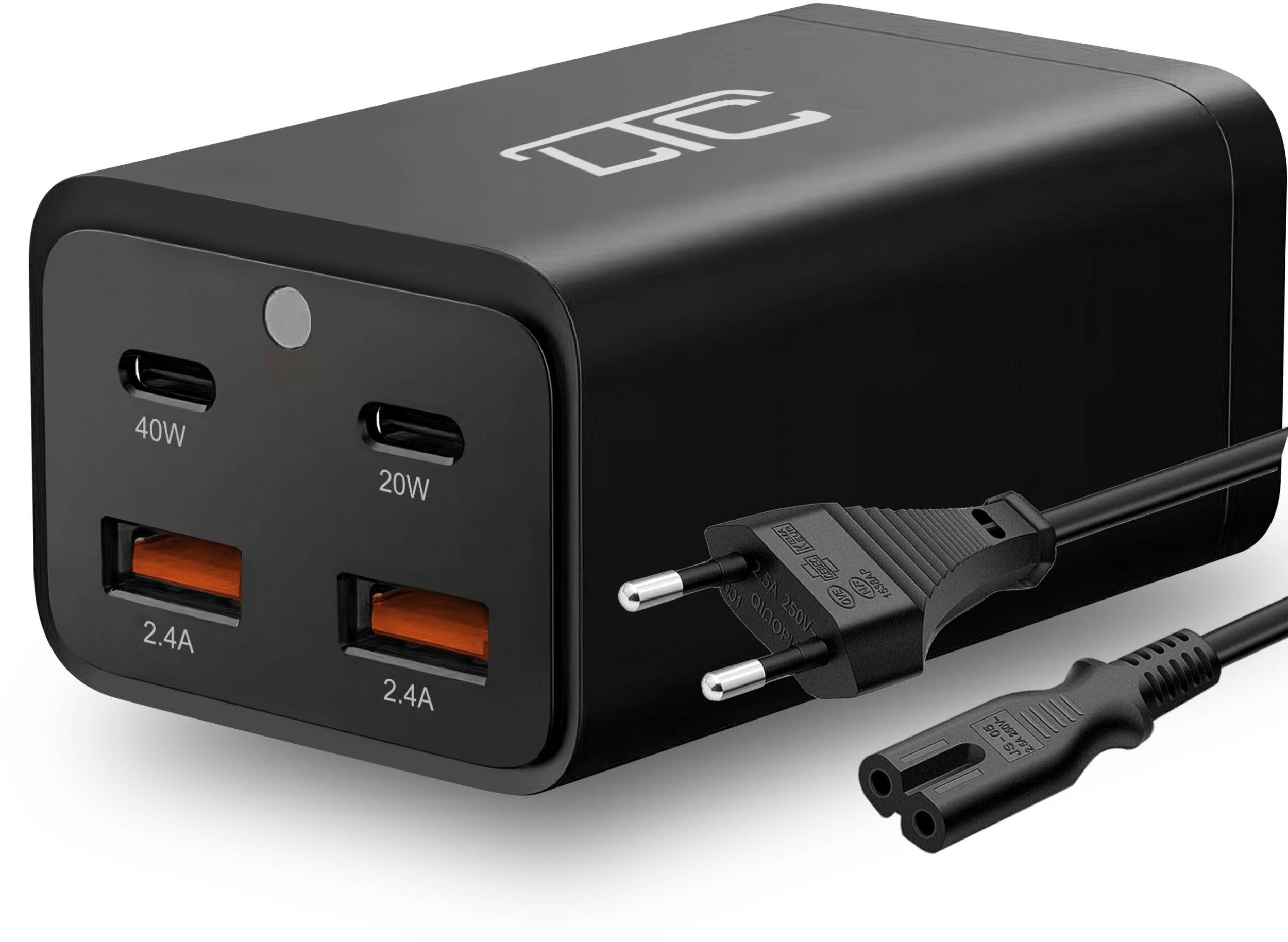 Karikues muri LTC Multi Charger, 80W, PD 20W PD 40W QC 3.0 2x USB, i zi