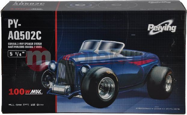 Altoparlantë veture PeiYing PY-AQ502C, 13 cm, 100W, të zinj